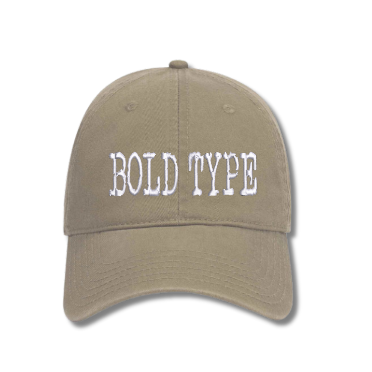 Bold Type Dad Hat