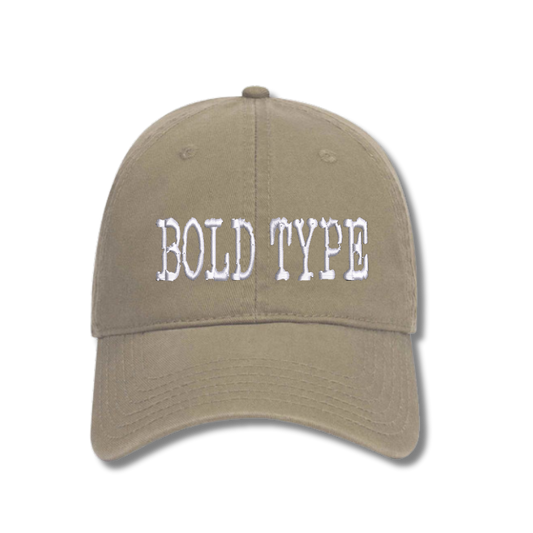 Bold Type Dad Hat