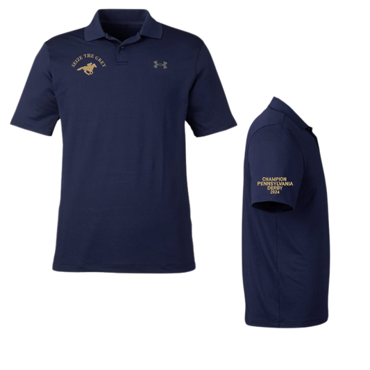 Seize the Grey Pennsylvania Derby -Men's Under Armour Performance 3.0 Polo
