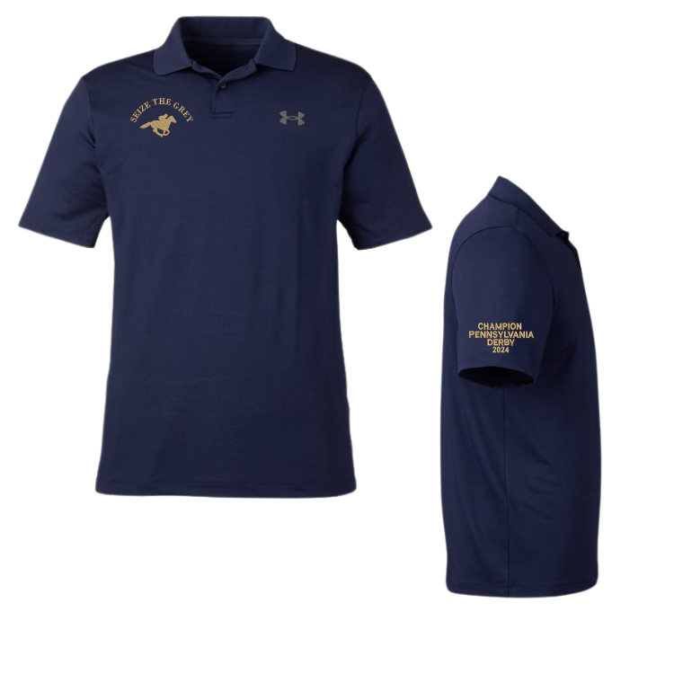 Seize the Grey Pennsylvania Derby -Men's Under Armour Performance 3.0 Polo