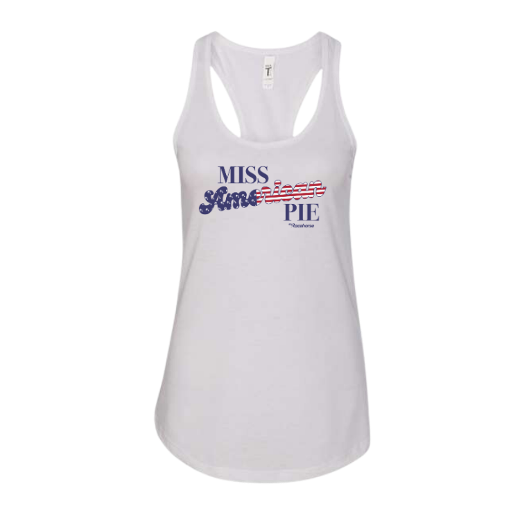 Miss American Pie Women's Racer Back Tank