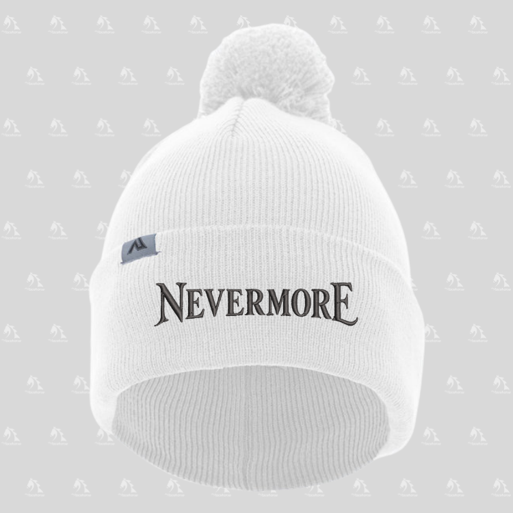 Nevermore Beanie with Pom-Pom