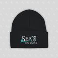 Load image into Gallery viewer, Sea's No Joke Cuff Beanie
