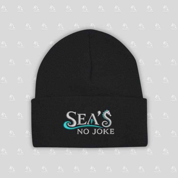 Sea's No Joke Cuff Beanie