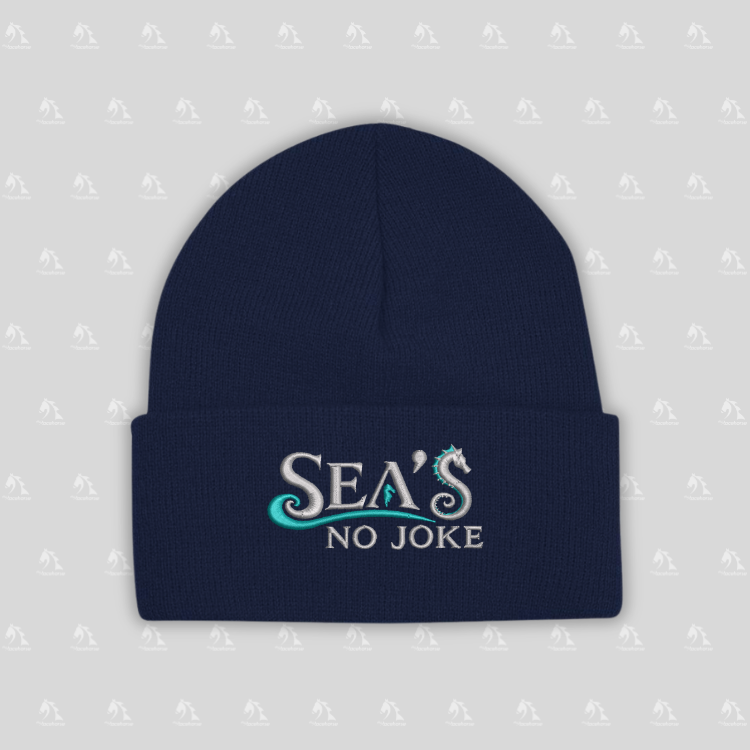 Sea's No Joke Cuff Beanie
