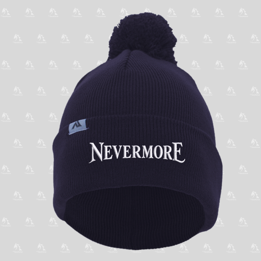 Nevermore Beanie with Pom-Pom