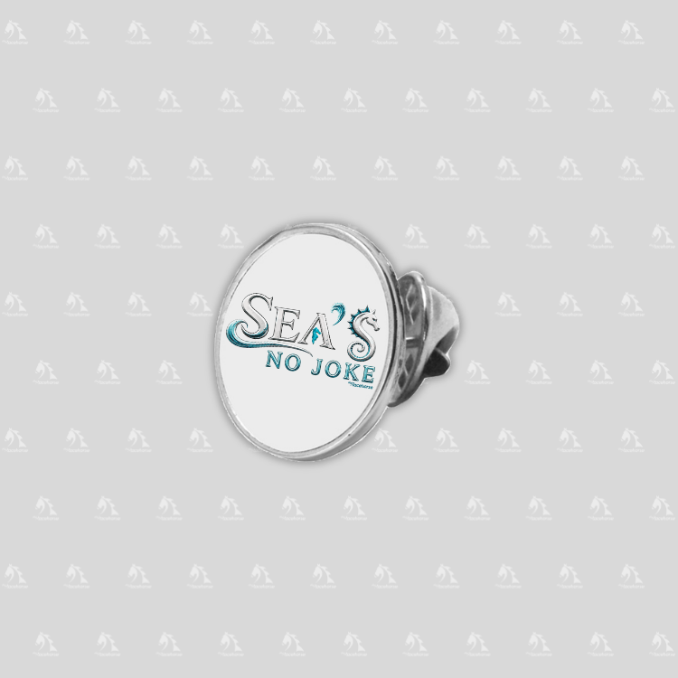 Sea's No Joke Custom Lapel Pin