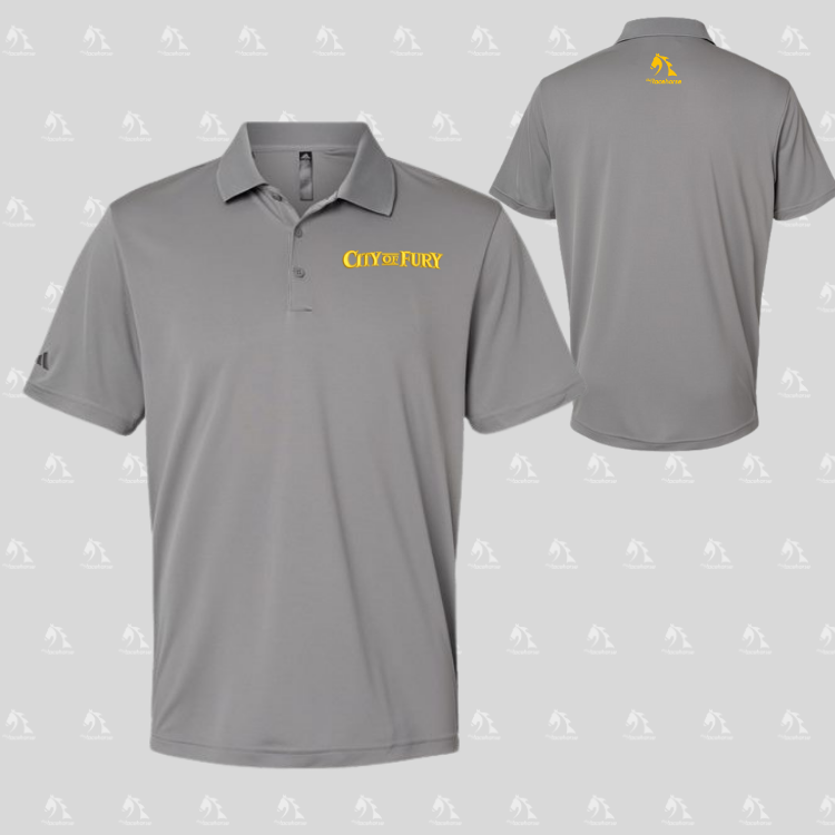 City of Fury - Men's Adidas Performance Polo