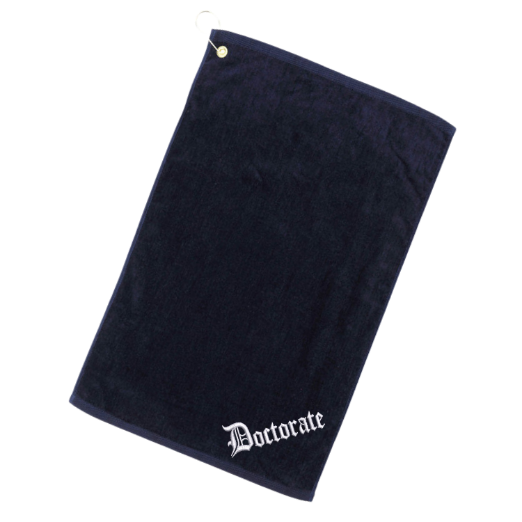 Doctorate Golf Towel