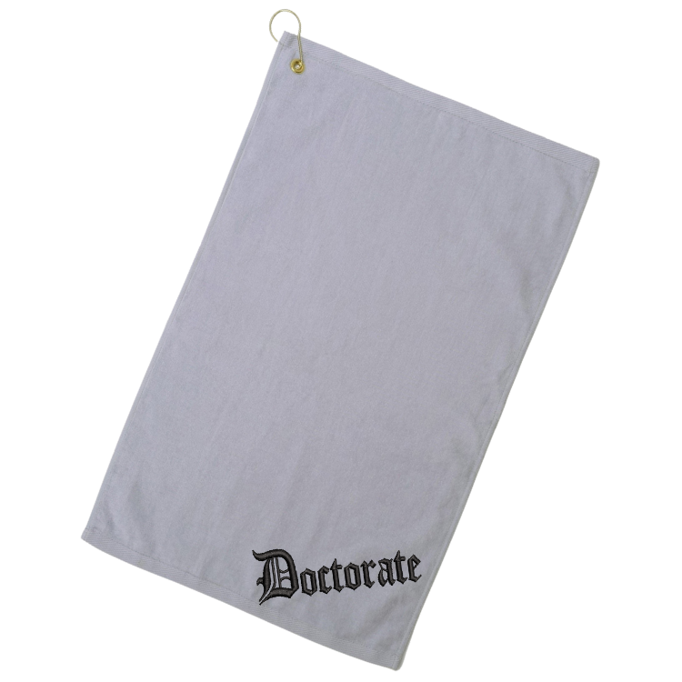 Doctorate Golf Towel