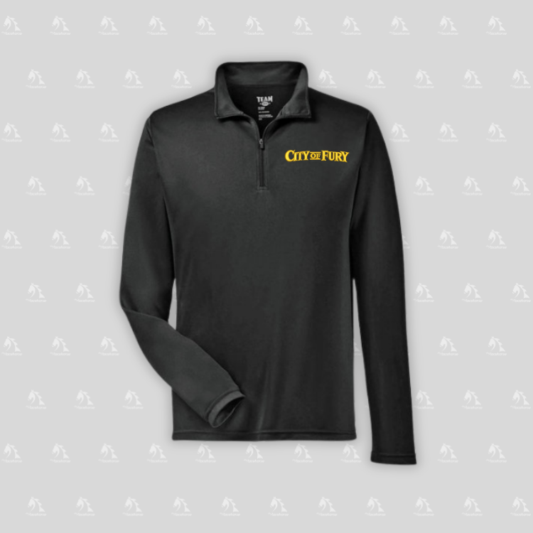 City of Fury Unisex Light Weight 3/4 Zip Pullover