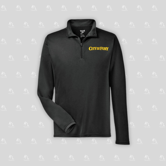 City of Fury Unisex Light Weight 3/4 Zip Pullover
