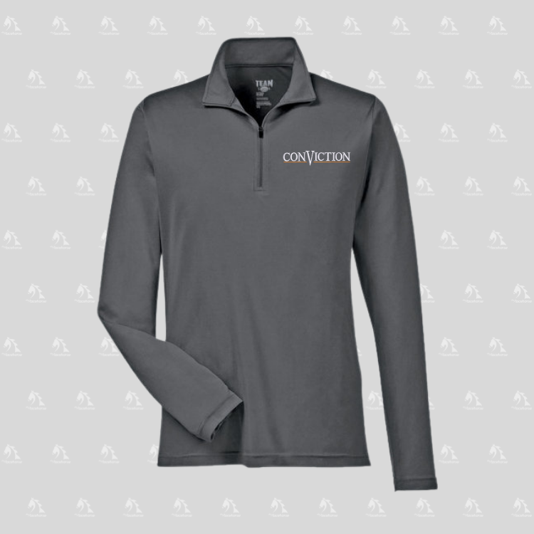 Conviction Unisex Light Weight 3/4 Zip Pullover