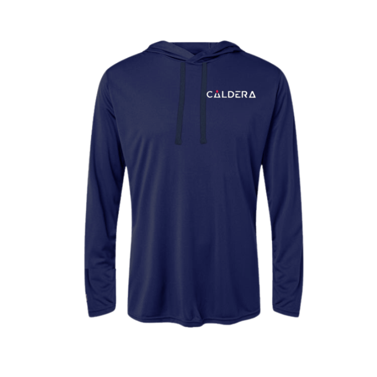 Caldera Embroidered Women's Hooded Long Sleeve T-Shirt