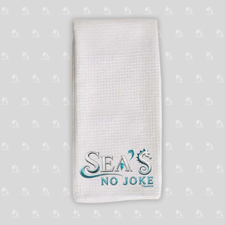 Sea's No Joke Tea Towel