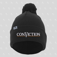Load image into Gallery viewer, Conviction Beanie with Pom-Pom
