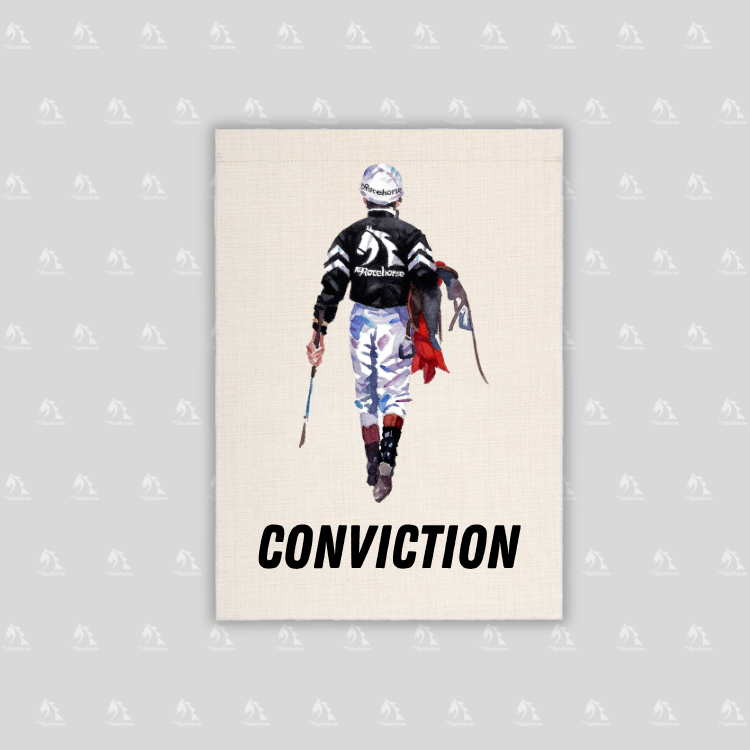 Conviction Garden Flag