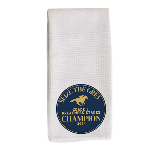 Seize the Grey Preakness Stakes - Tea Towel