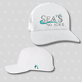 Load image into Gallery viewer, Sea's No Joke Retro Trucker Hat
