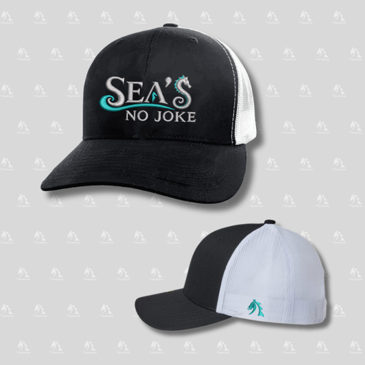 Sea's No Joke Retro Trucker Hat