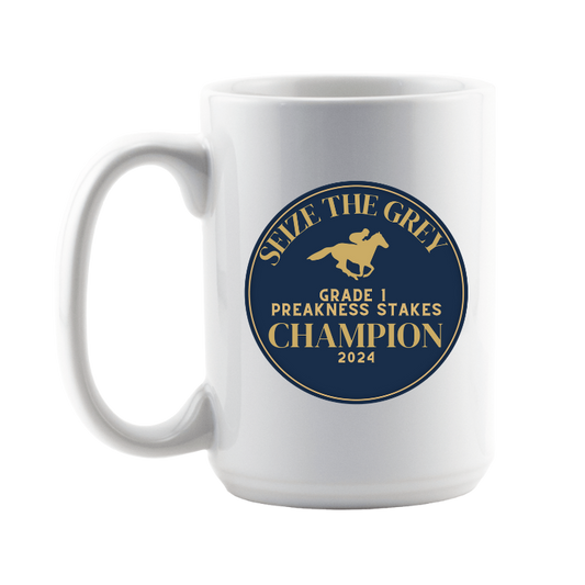 Seize The Grey Preakness Stakes - 15 oz Coffee Cup