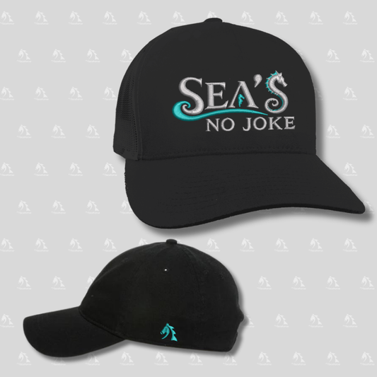 Sea's No Joke Retro Trucker Hat