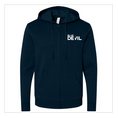 Load image into Gallery viewer, Blue Devil Unisex Embroidered Fleece Zip Hoodie
