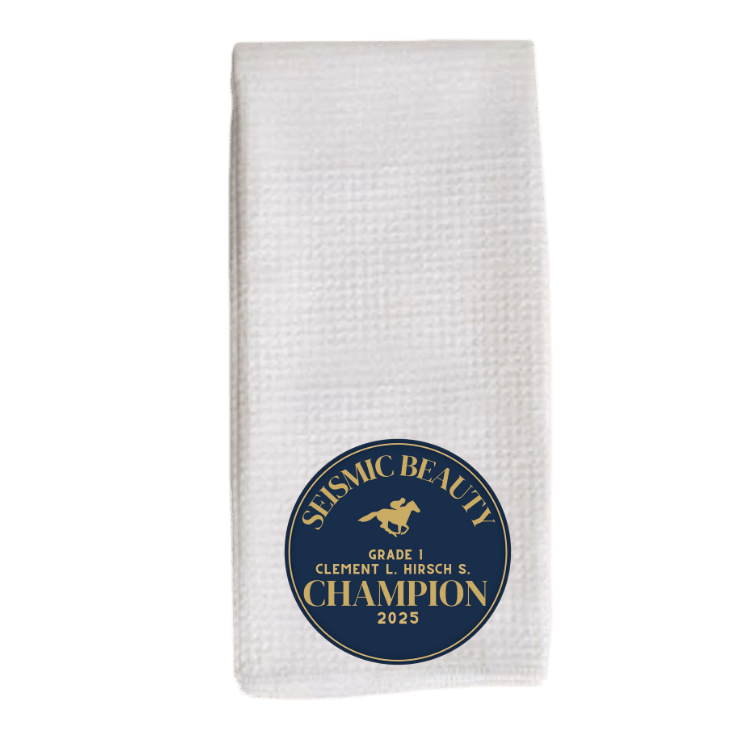 Seismic Beauty Clement L. Hirsch - Tea Towel