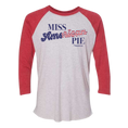 Load image into Gallery viewer, Miss American Pie Unisex 3/4 Sleeve Raglan T-Shirt
