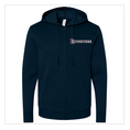 Load image into Gallery viewer, Guinevere Unisex Embroidered Fleece Zip Hoodie
