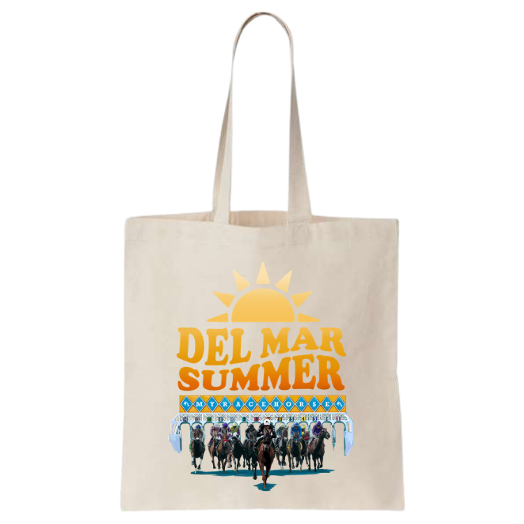 Del Mar Summer Canvas Tote Bag
