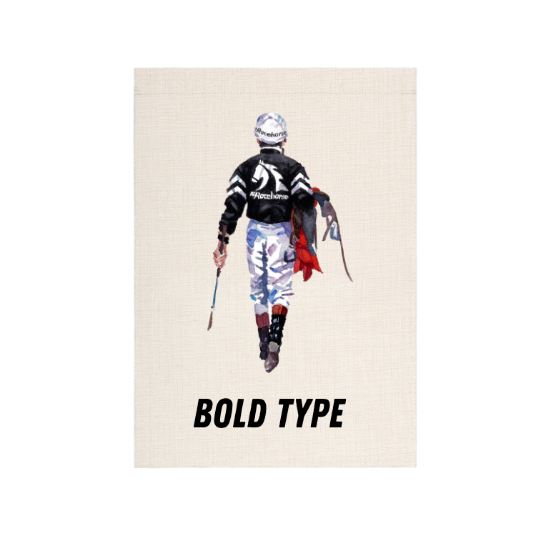Bold Type Garden Flag