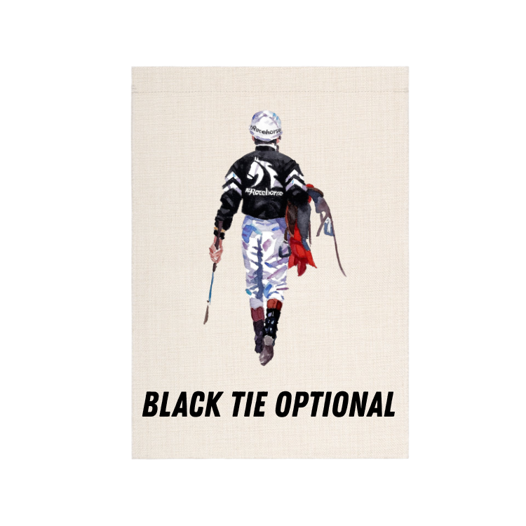 Black Tie Optional Garden Flag