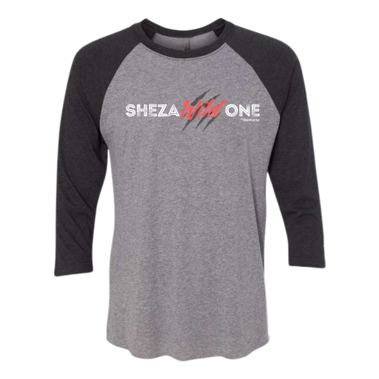 Shezawildone Unisex 3/4 Sleeve Raglan T-Shirt