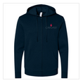 Load image into Gallery viewer, Catalyst Unisex Embroidered Fleece Zip Hoodie
