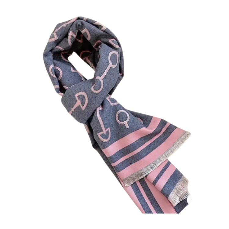 Horsebit Cashmere Scarf