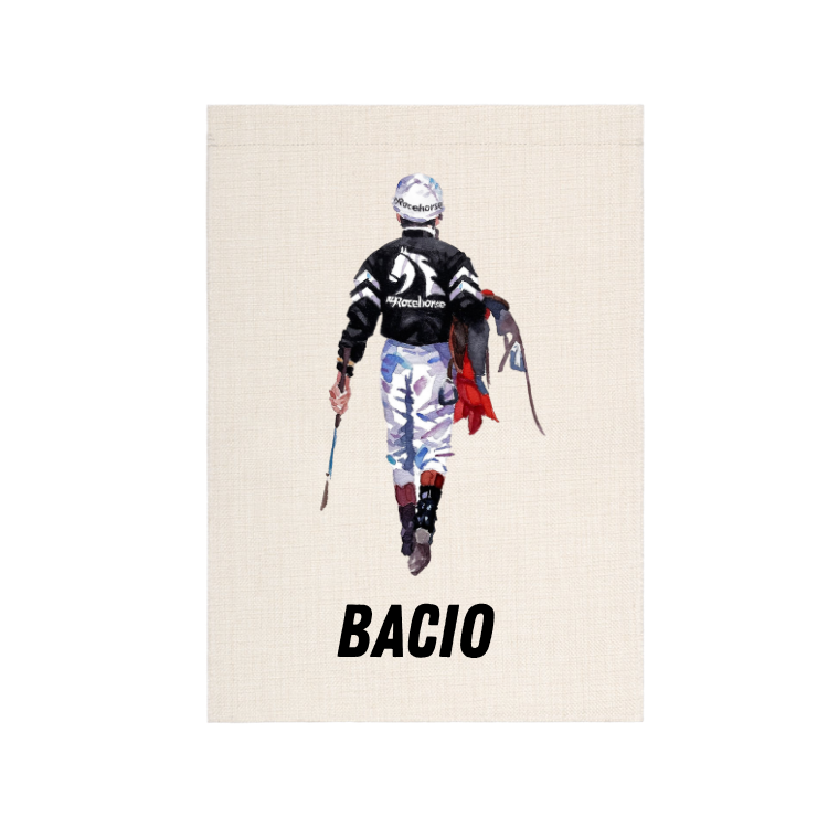 Bacio Garden Flag