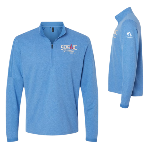 50% OFF - Seismic Beauty - Adidas Men's 3-Stripes Quarter-Zip Sweater