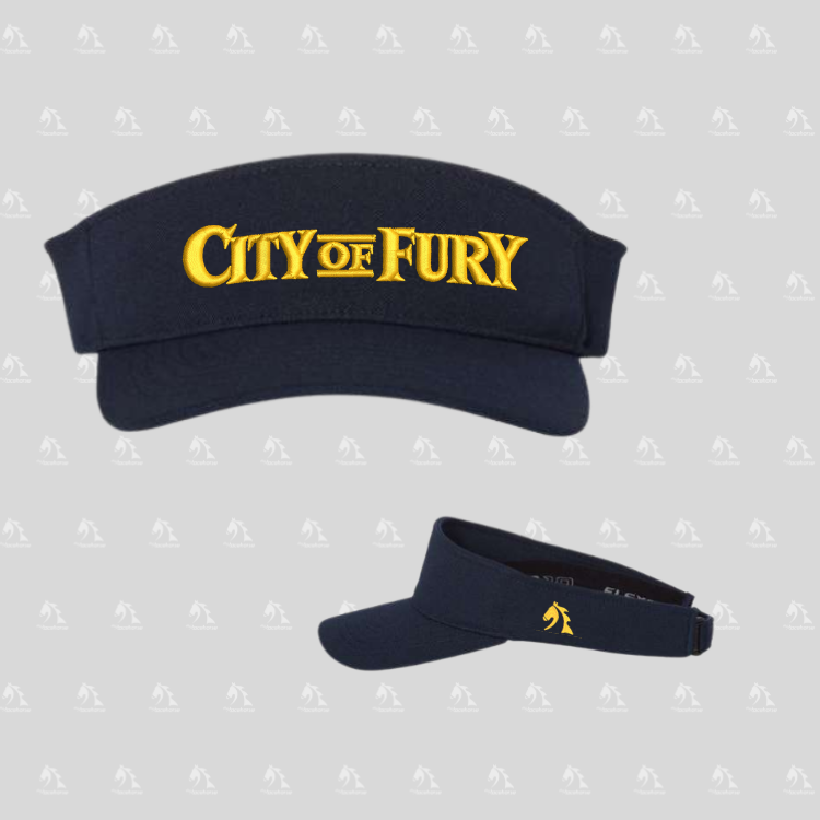 City of Fury - Embroidered Sports Visor