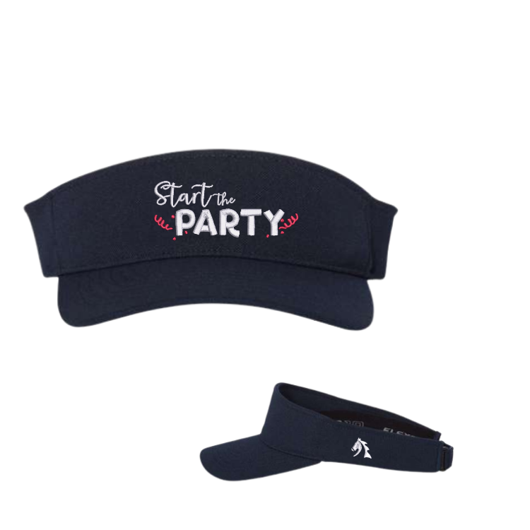 Start the Party - Embroidered Sports Visor