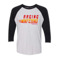 Load image into Gallery viewer, Raging Inferno Unisex 3/4 Sleeve Raglan T-Shirt
