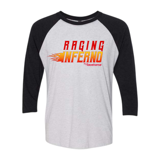Raging Inferno Unisex 3/4 Sleeve Raglan T-Shirt