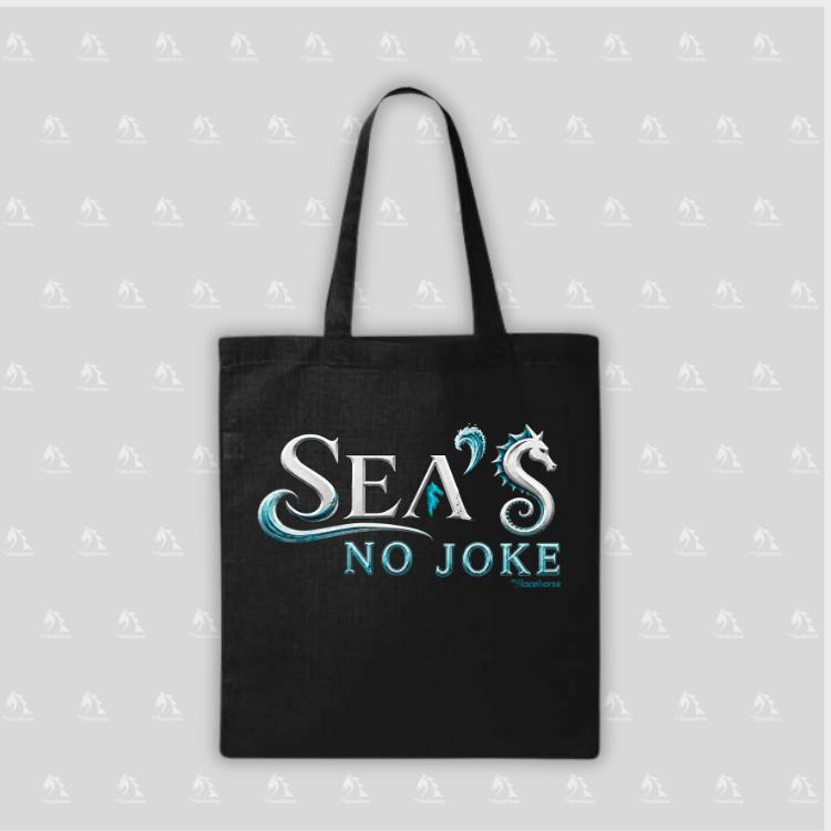 Sea's No Joke Canvas Tote Bag