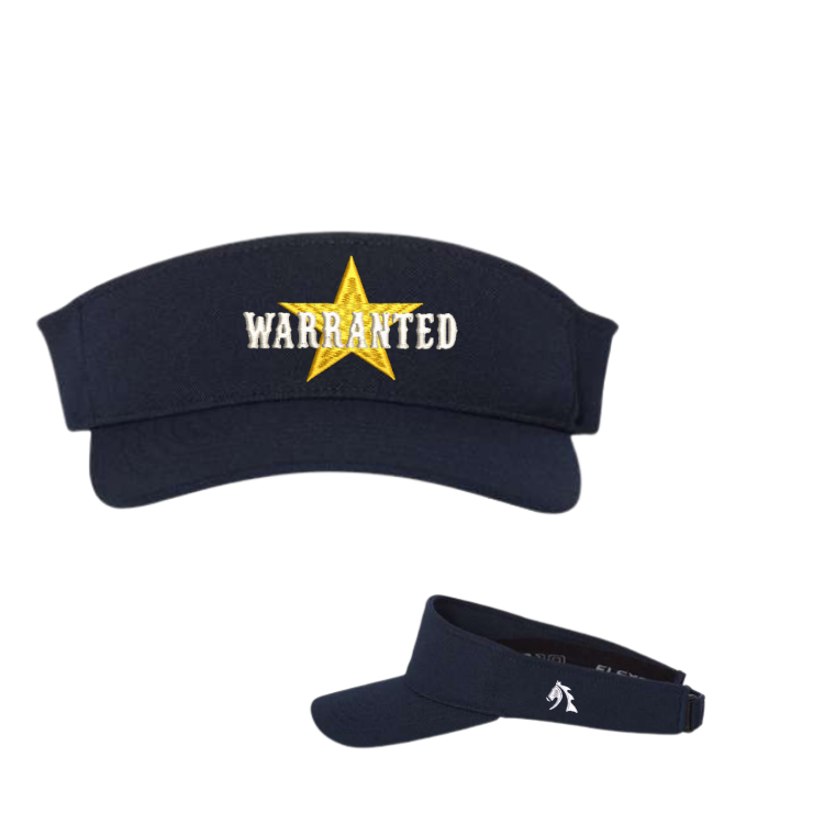 Warranted - Embroidered Sports Visor