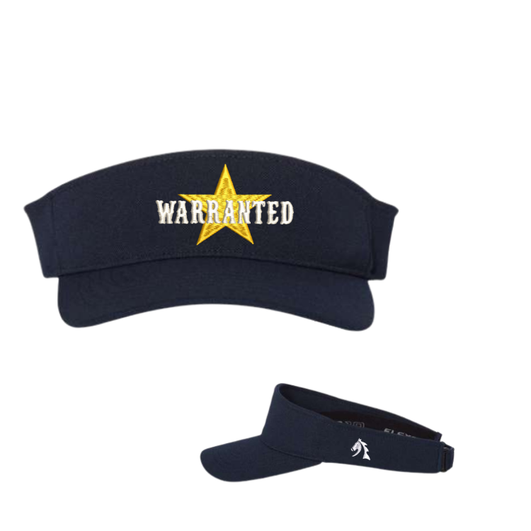 Warranted - Embroidered Sports Visor