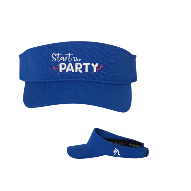 Start the Party - Embroidered Sports Visor