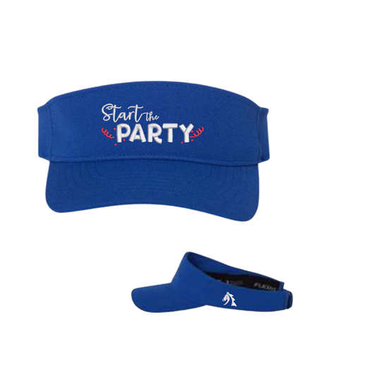 Start the Party - Embroidered Sports Visor