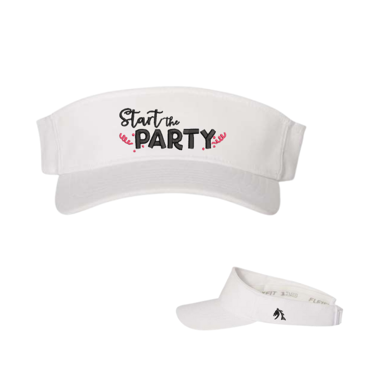 Start the Party - Embroidered Sports Visor