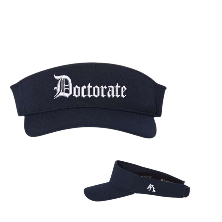 Doctorate - Embroidered Sports Visor