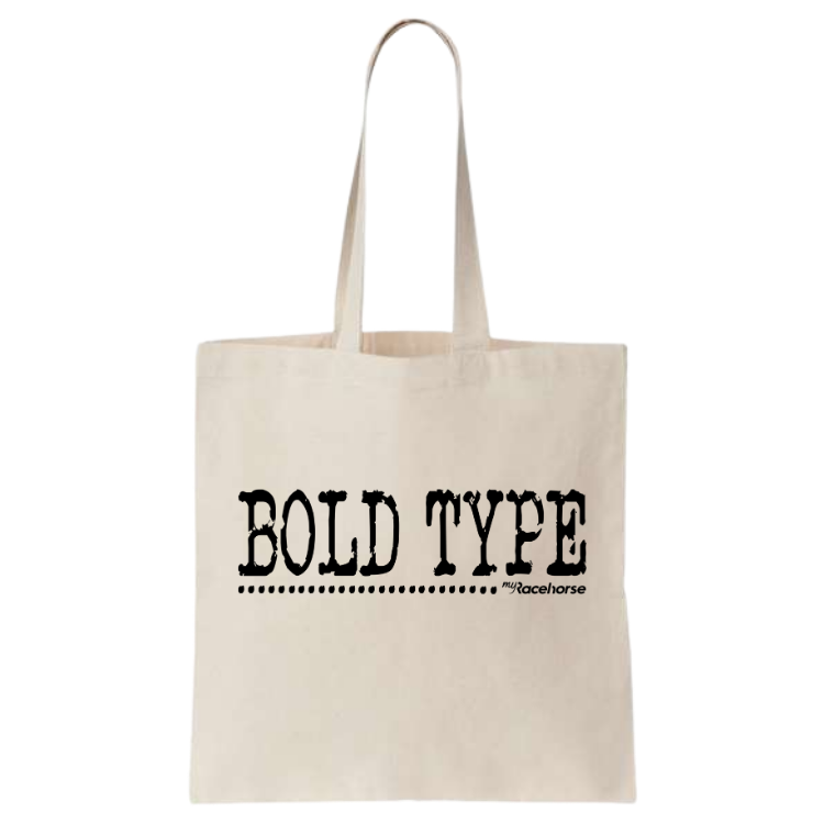 Bold Type Canvas Tote Bag